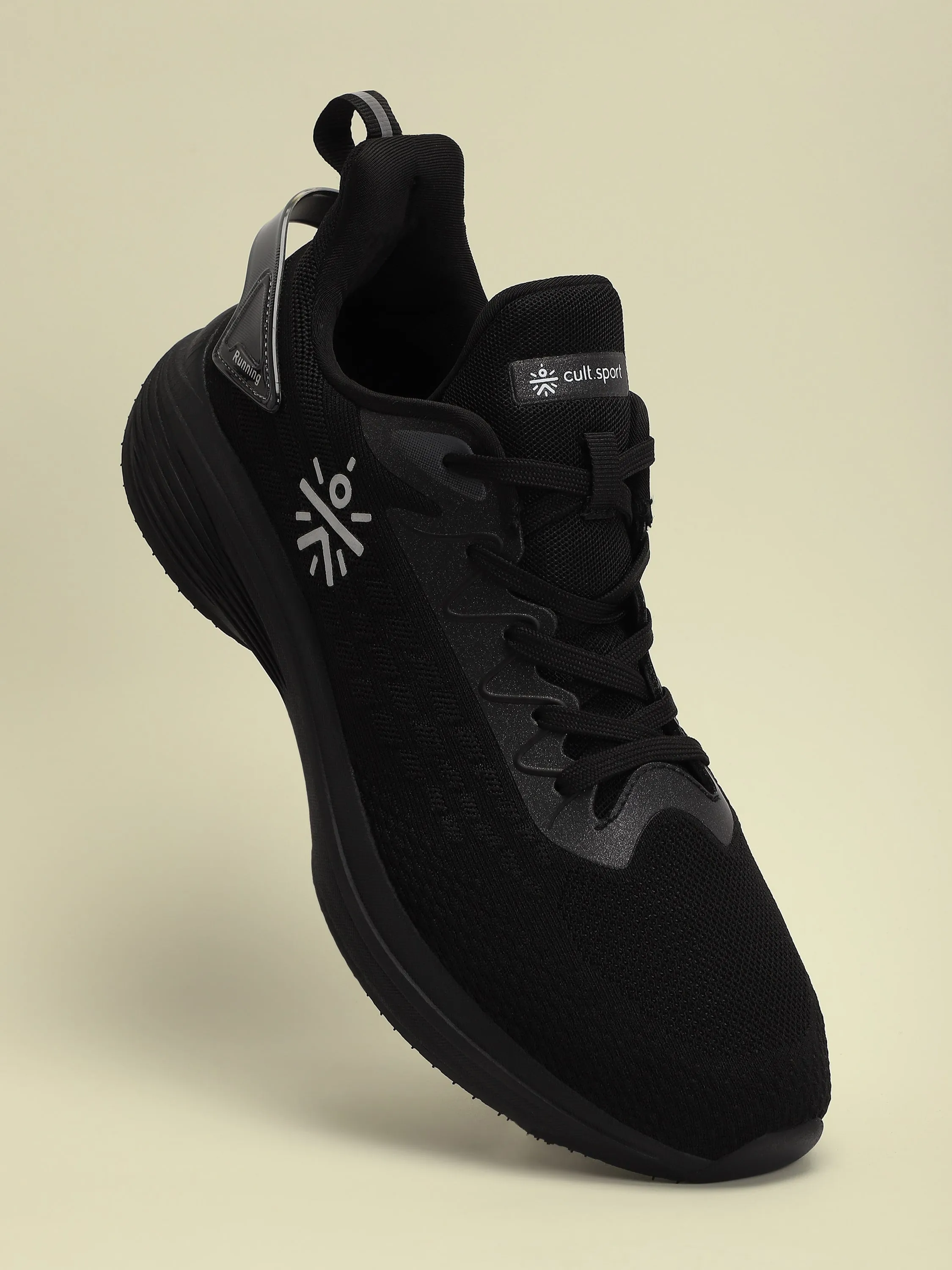 Active Men Running Shoes - Black