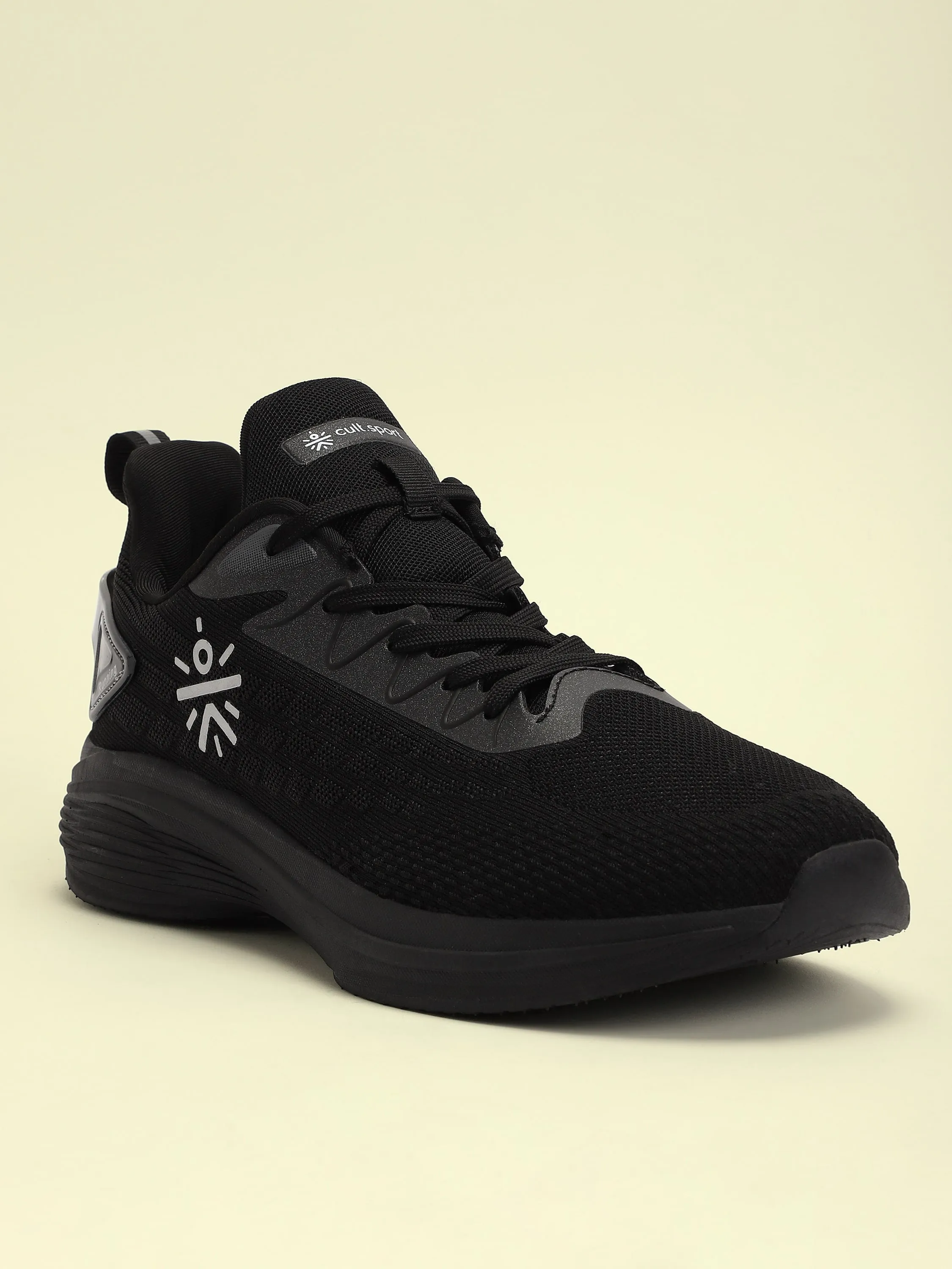 Active Men Running Shoes - Black