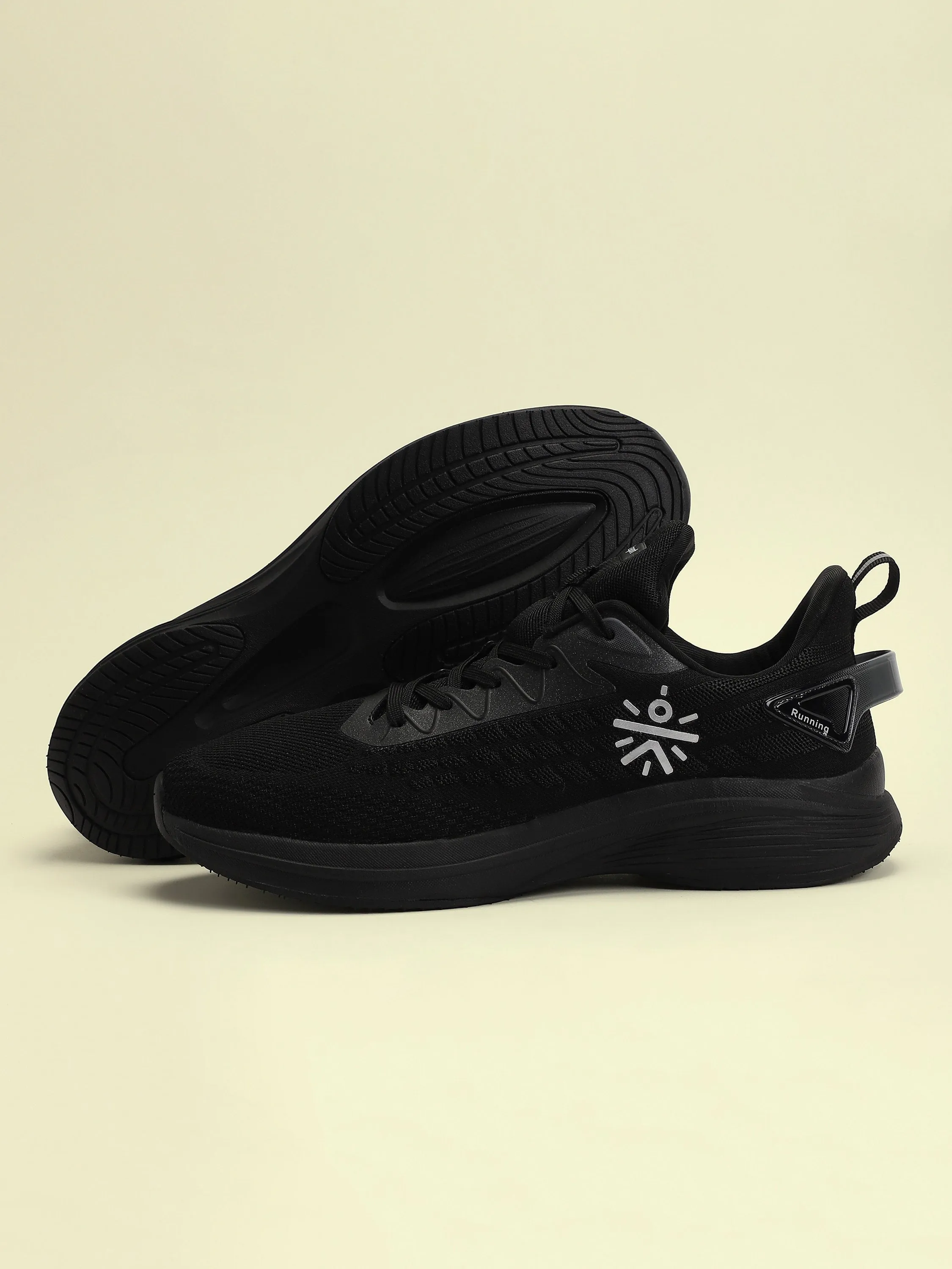 Active Men Running Shoes - Black