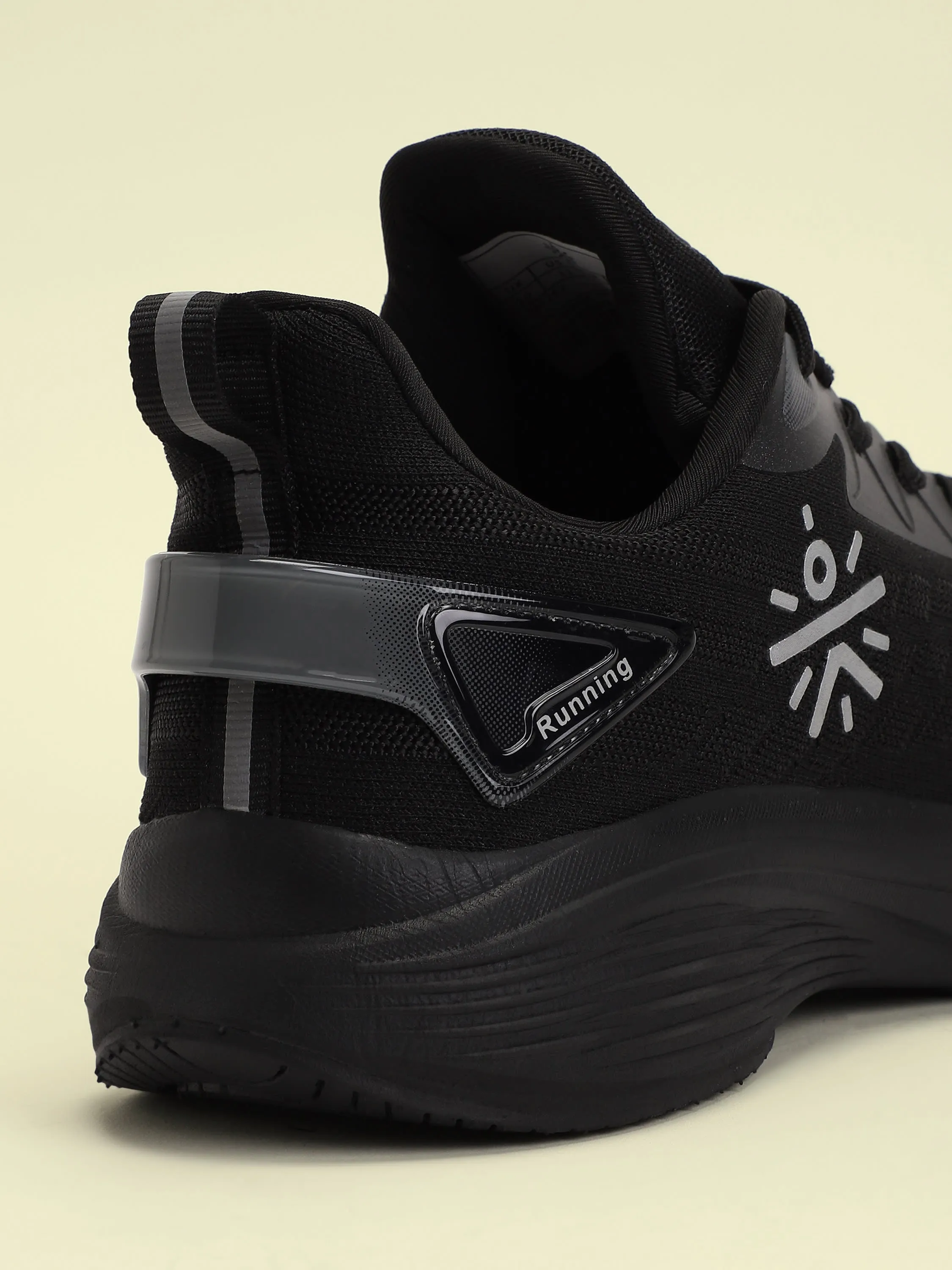Active Men Running Shoes - Black