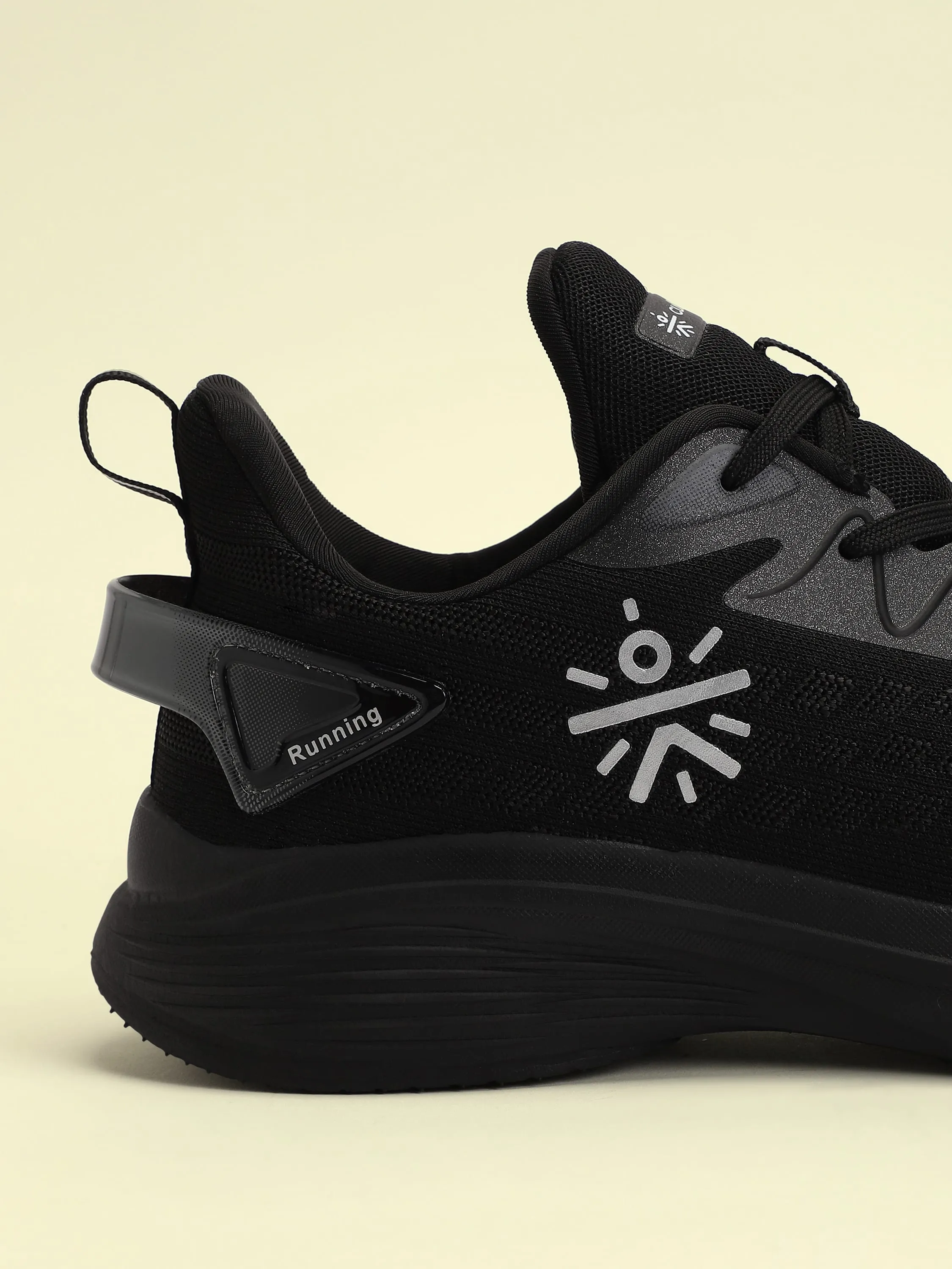 Active Men Running Shoes - Black