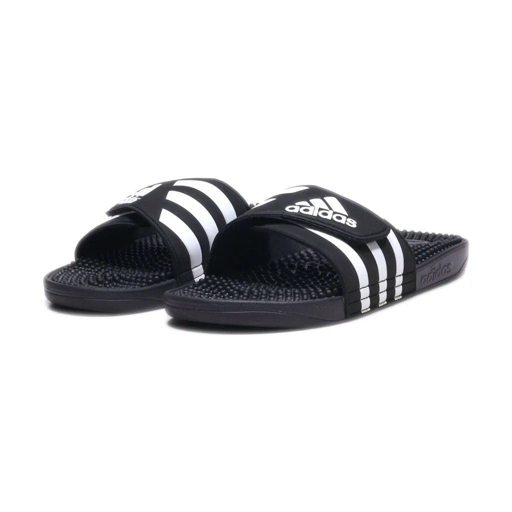 Adidas Slippers Fabric Black Colour For Men