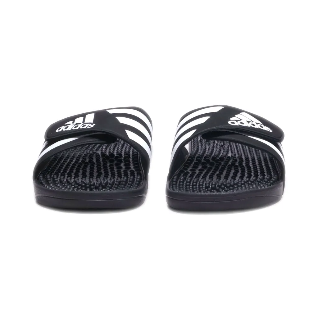 Adidas Slippers Fabric Black Colour For Men