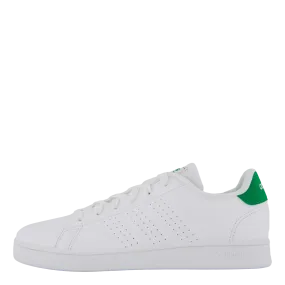 Advantage Lifestyle Court Lace Shoes Cloud White / Green / Core Black