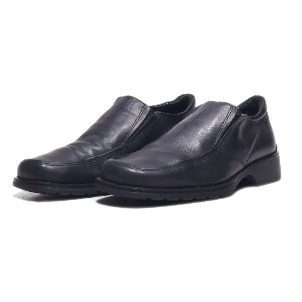 Aldo Loafers Leather Black Colour For Men