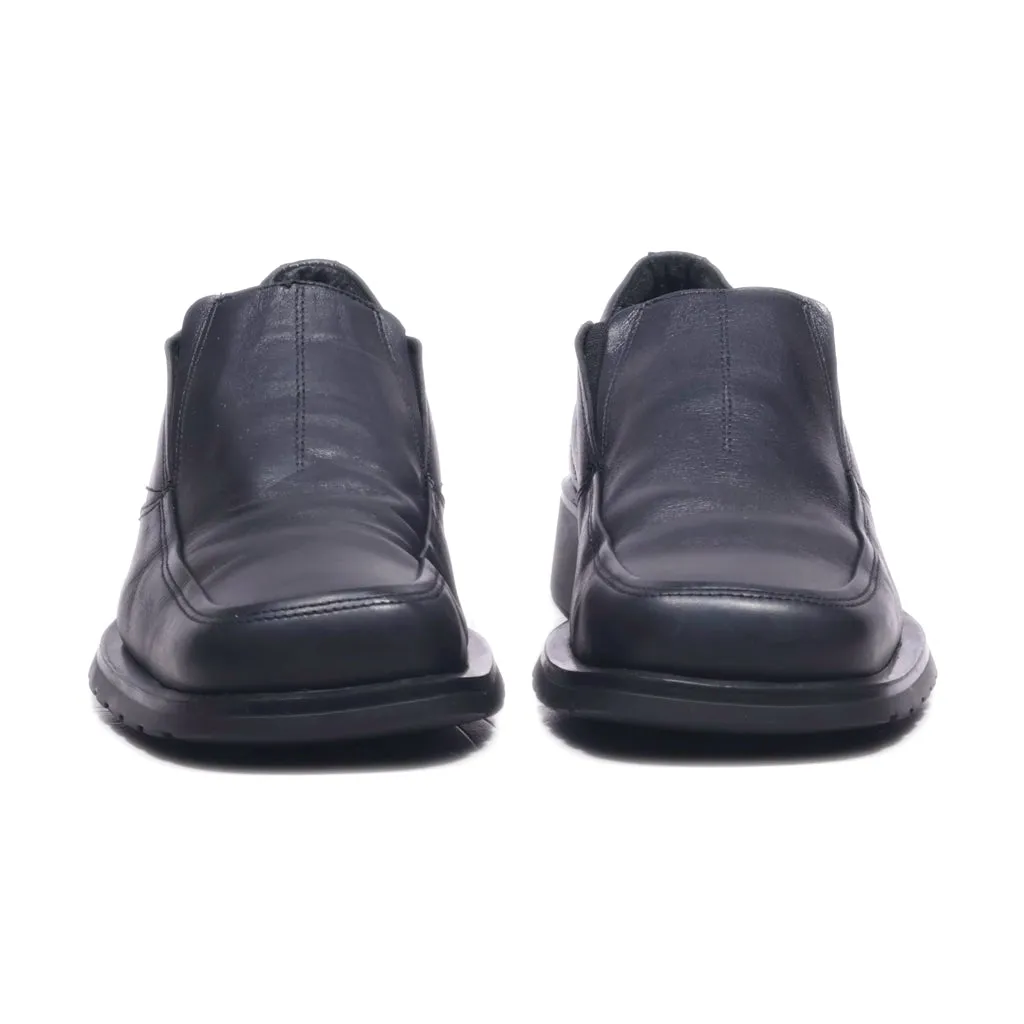 Aldo Loafers Leather Black Colour For Men