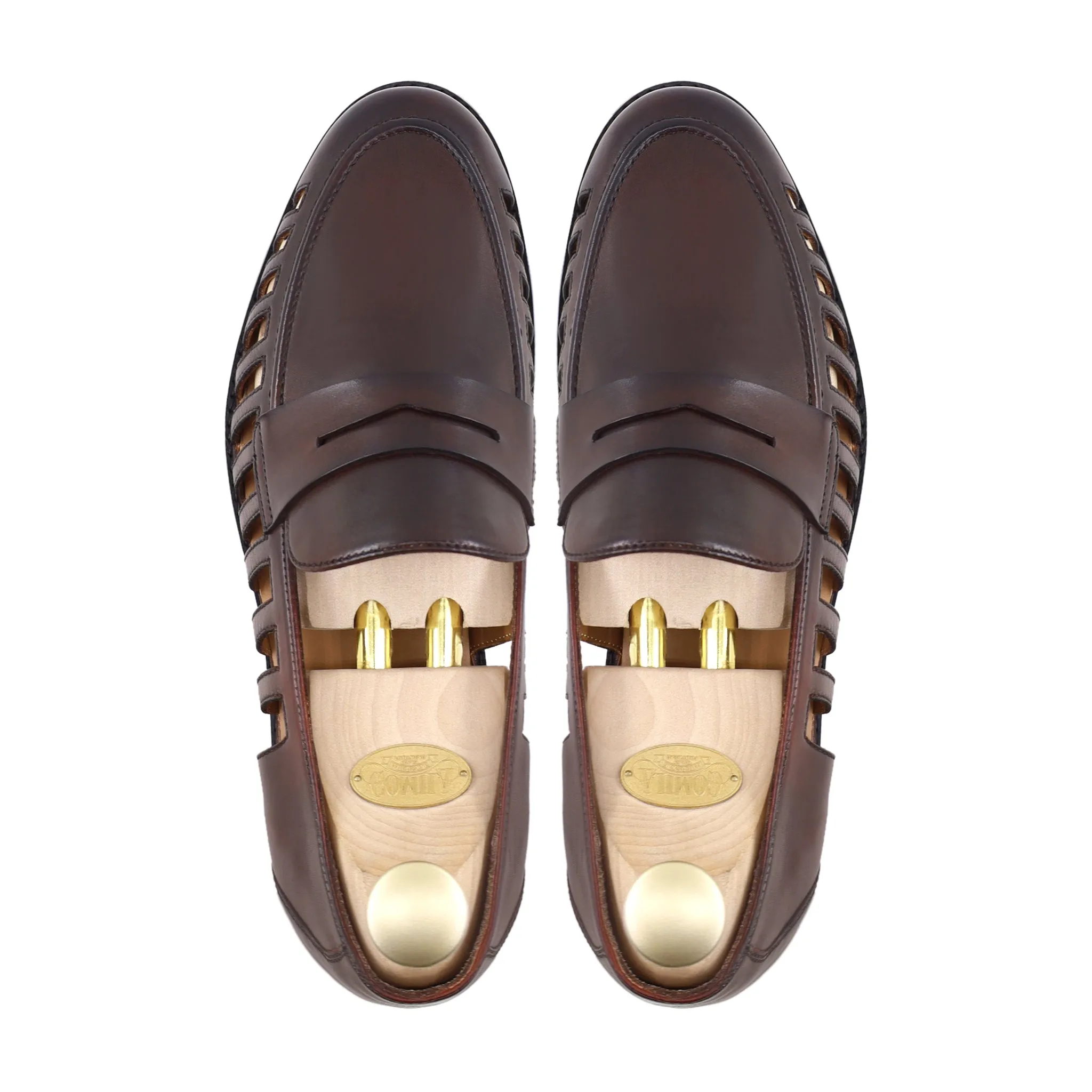 Aster - Men's Reddish Brown Calf Leather Loafer