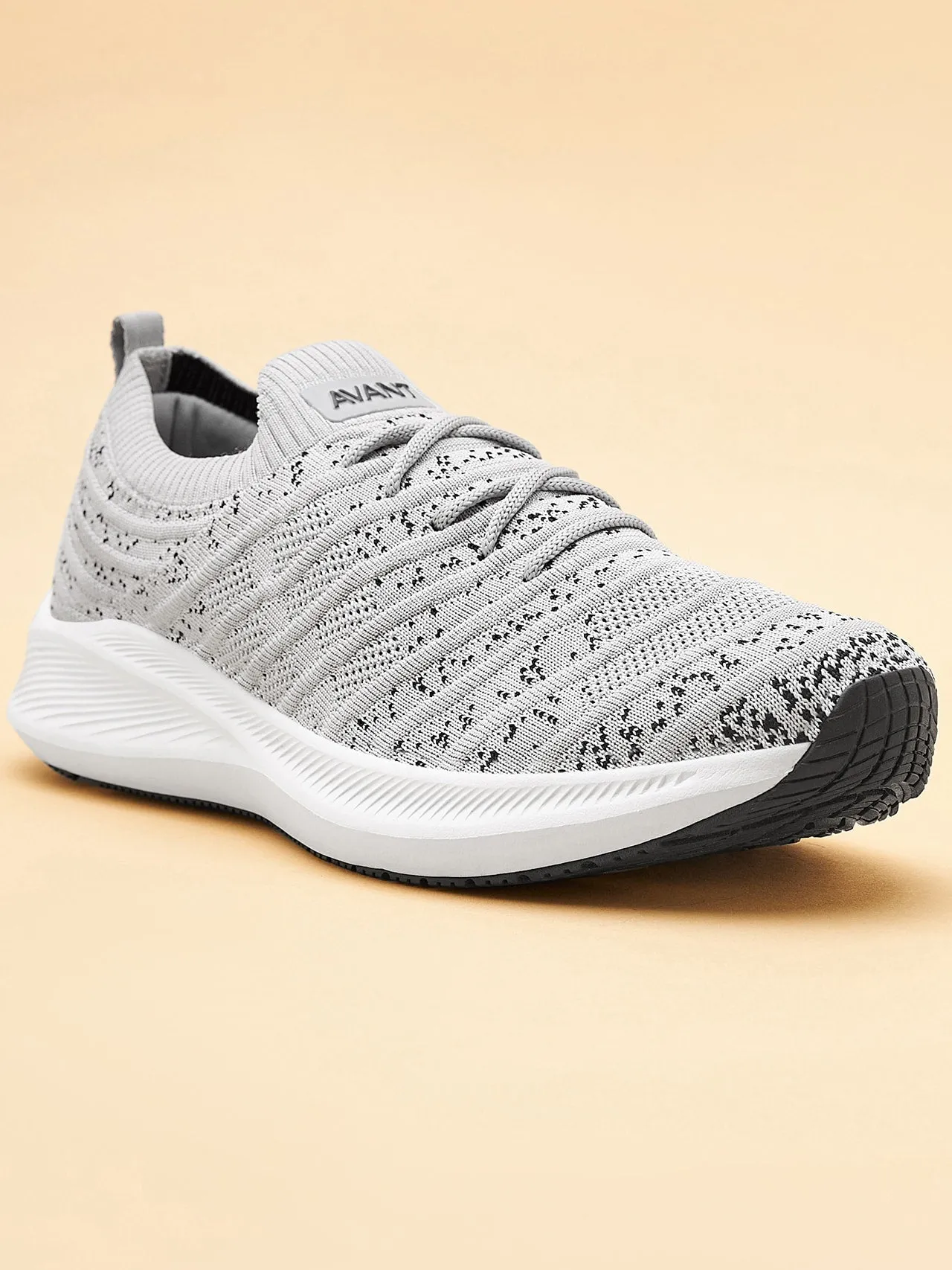 Avant Men's Zebra Running Shoes-L.Grey