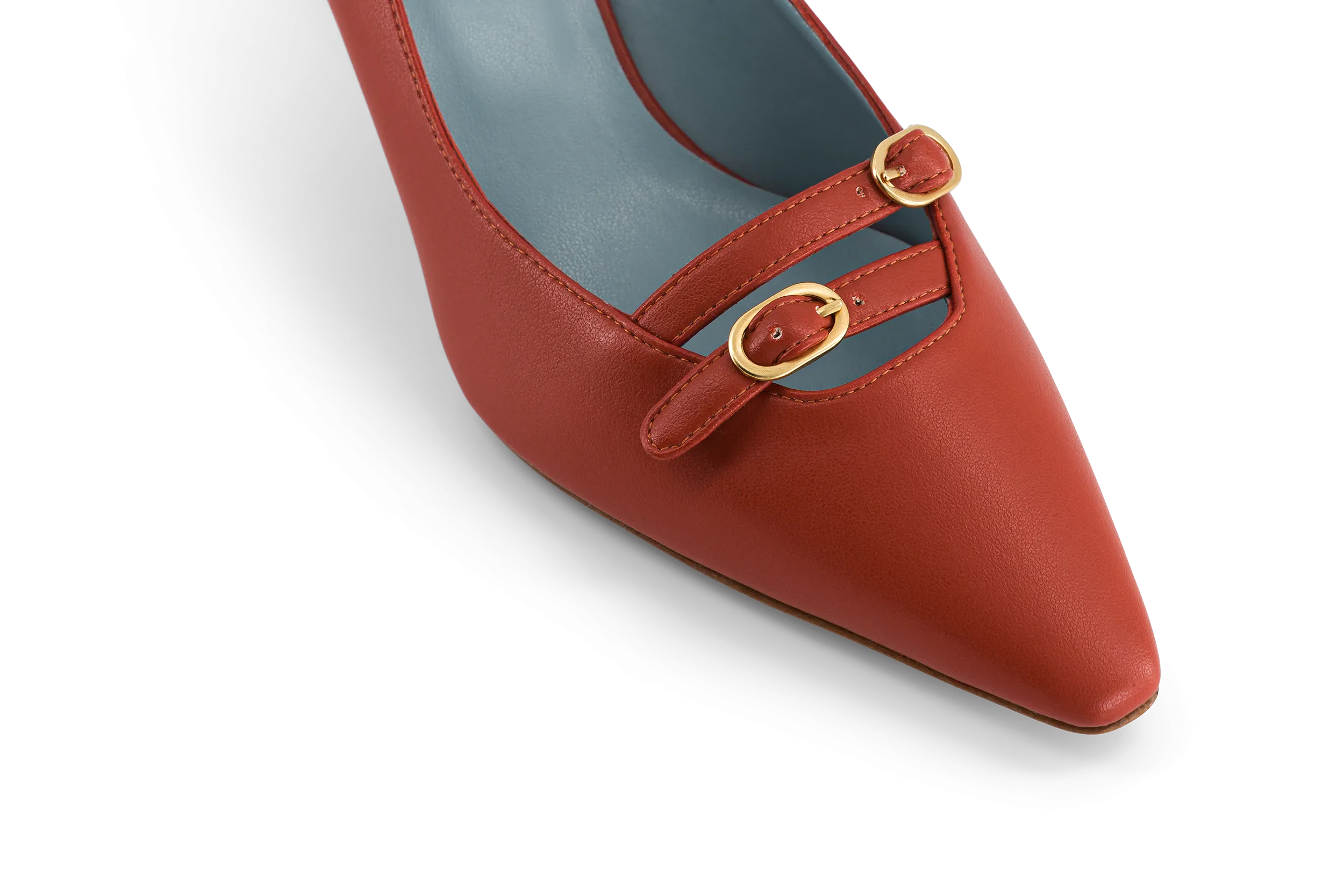 BERYL PUMPS SMALL HEELS RUST