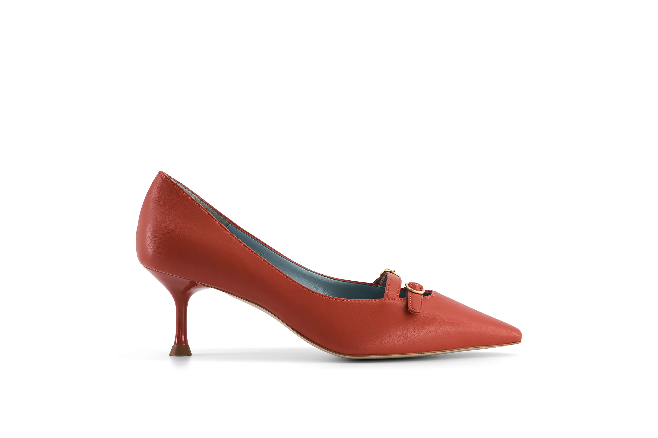 BERYL PUMPS SMALL HEELS RUST