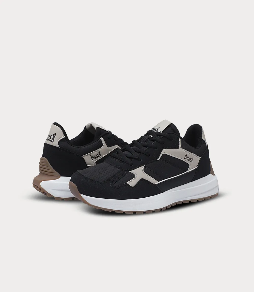 BM6238-BLACK/BEIG-Men Sneakers