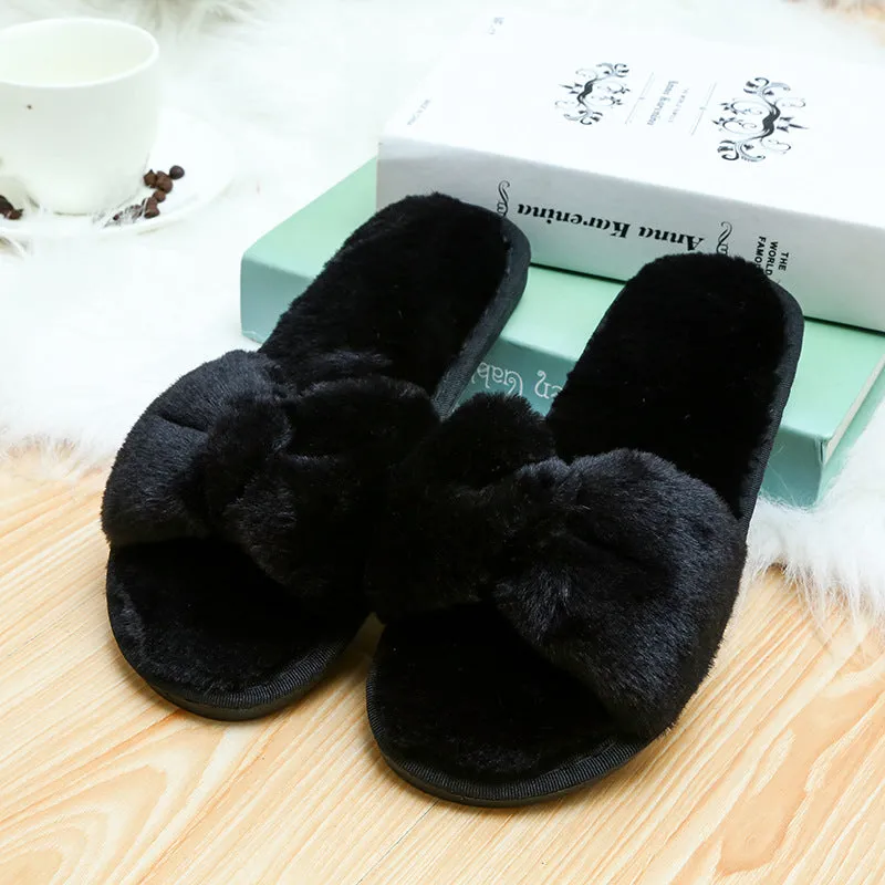 Bowtie Slippers for Women