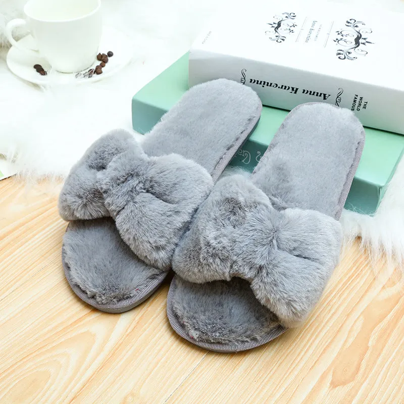 Bowtie Slippers for Women