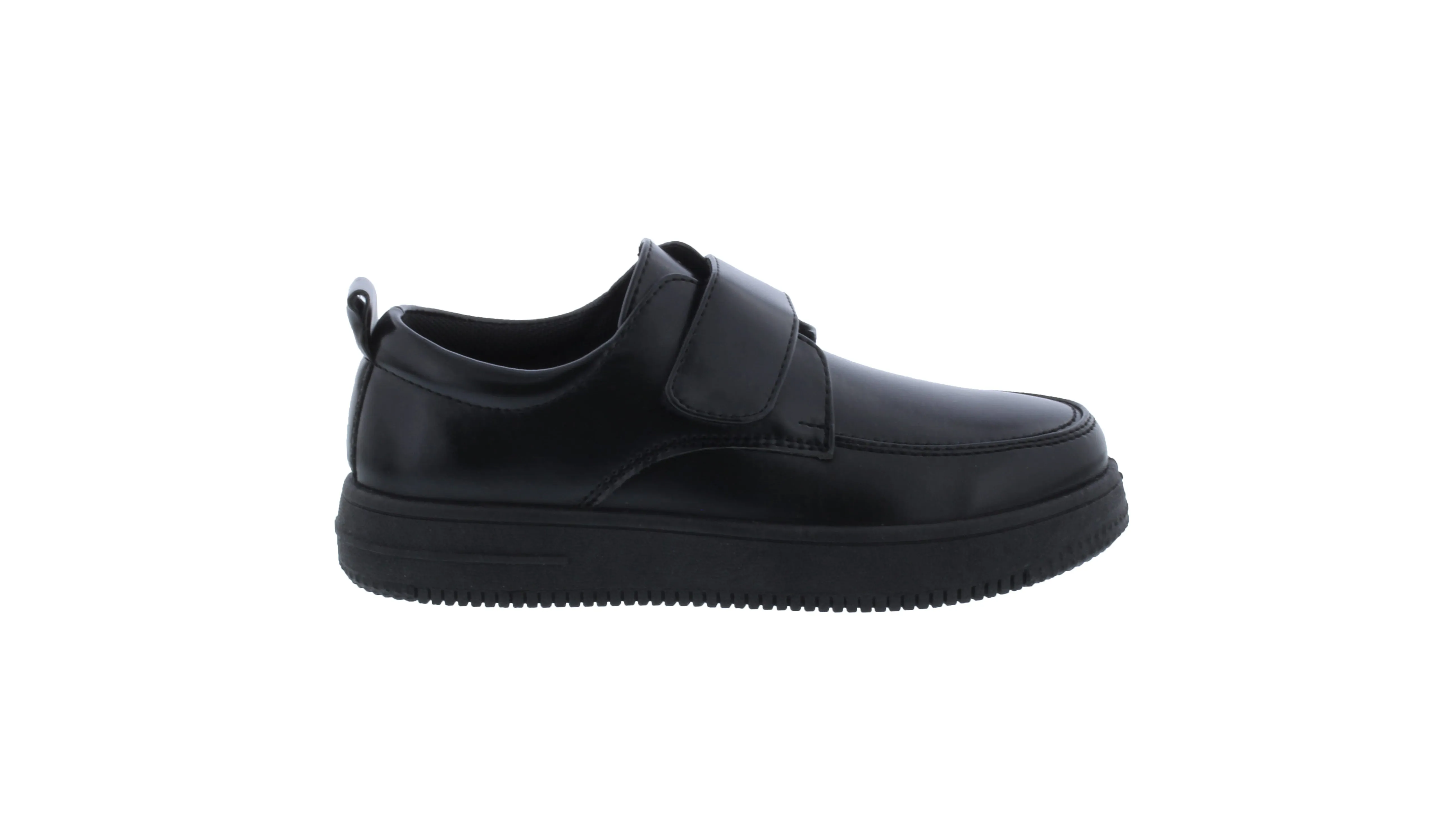 Boys Faux Leather Velcro Loafer