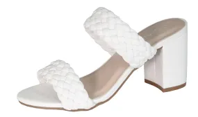 Braided Block Heeled Sandals Mira-6 Lov Mark
