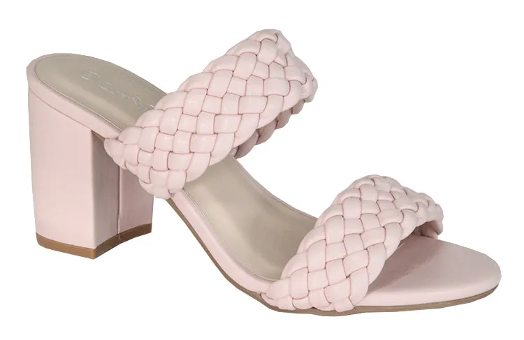 Braided Block Heeled Sandals Mira-6 Lov Mark