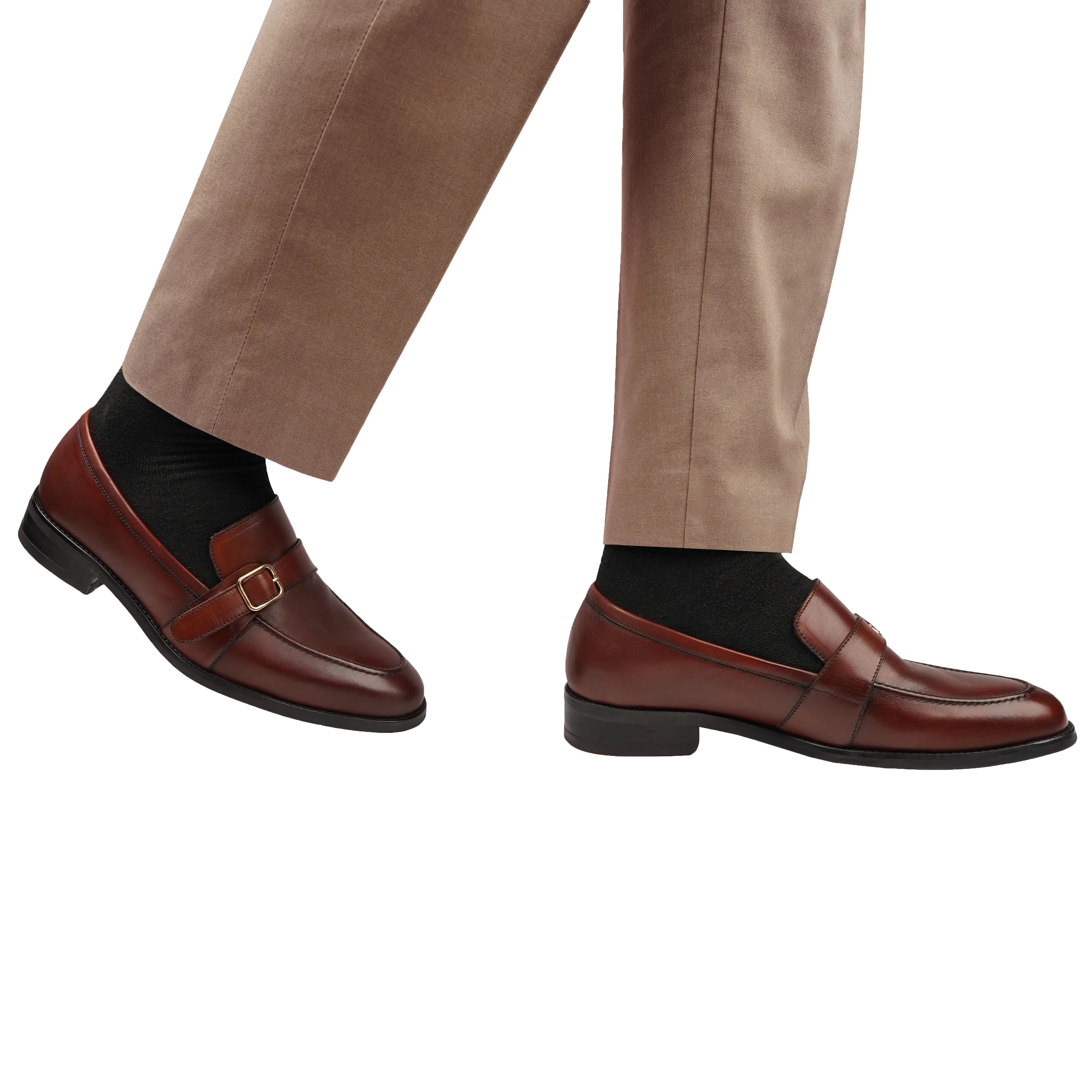 Brixton - Men's Burgendy Calf Leather Loafer