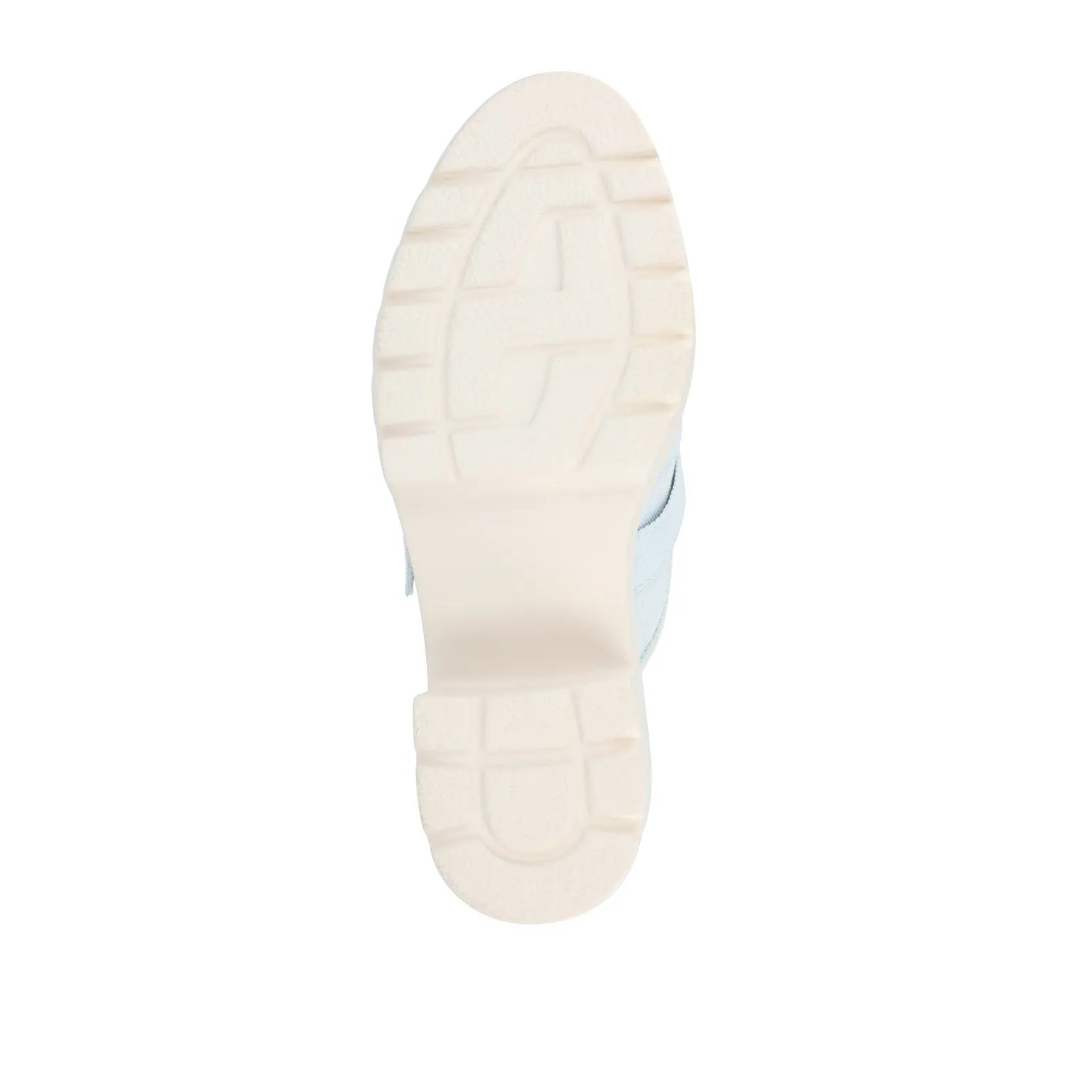 BRYDIE BLOCK HEEL LOAFERS IN FAUX LEATHER