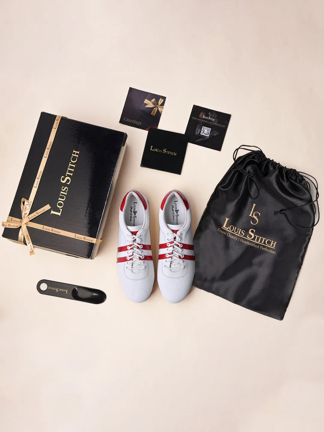 Canadian White Fashion Color Blocked Lace-Up Sneaker