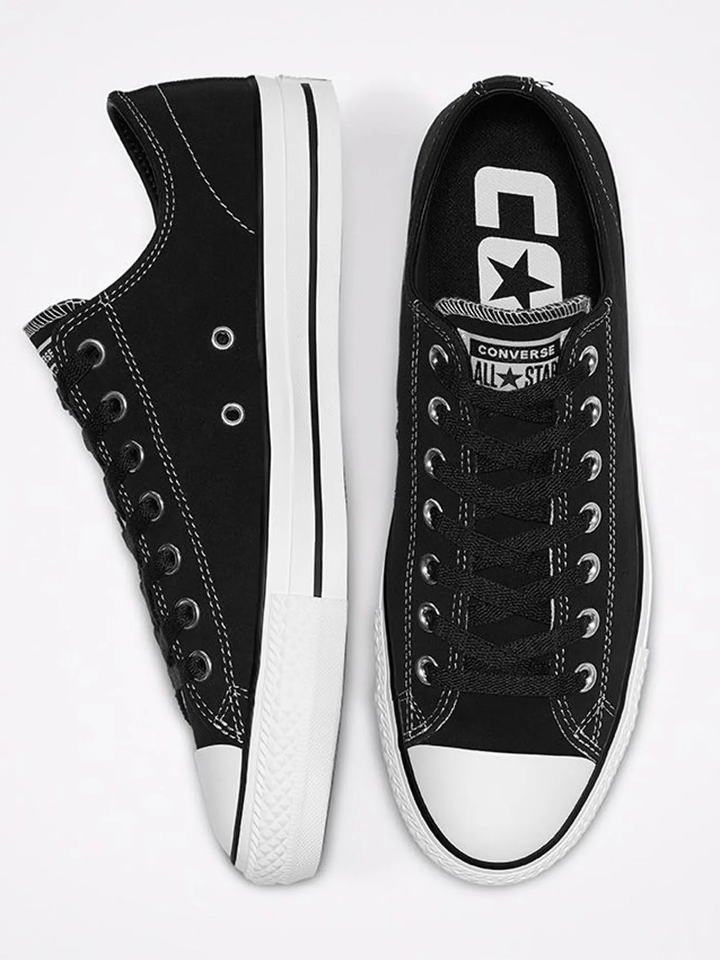 Chuck Taylor All Star Pro Suede Black/Black/White Shoes