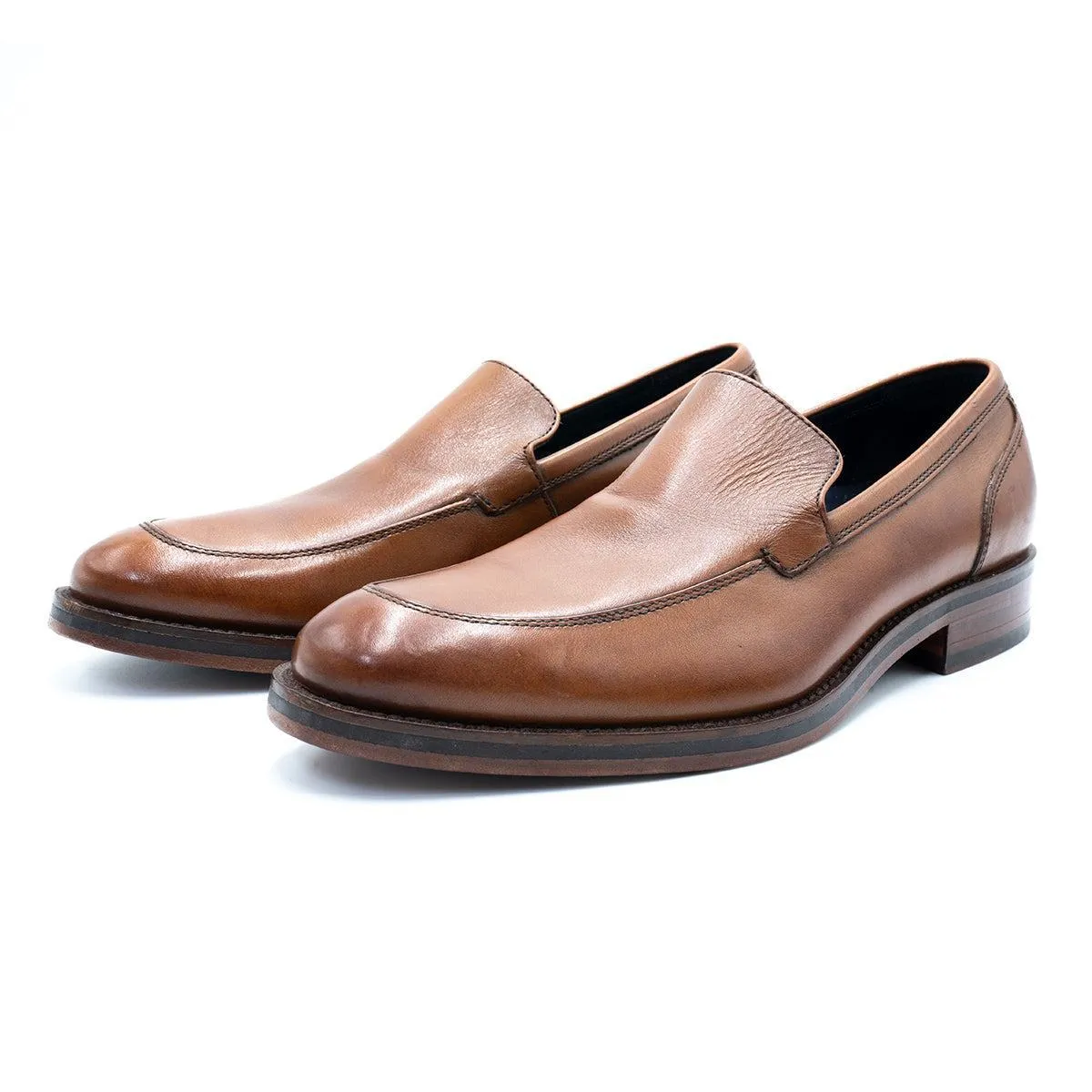 Cole Haan Formal Loafers Leather Brown Colour For Women