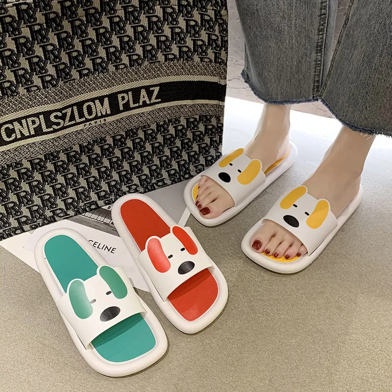 Doggie Non-Slip Slippers for Women