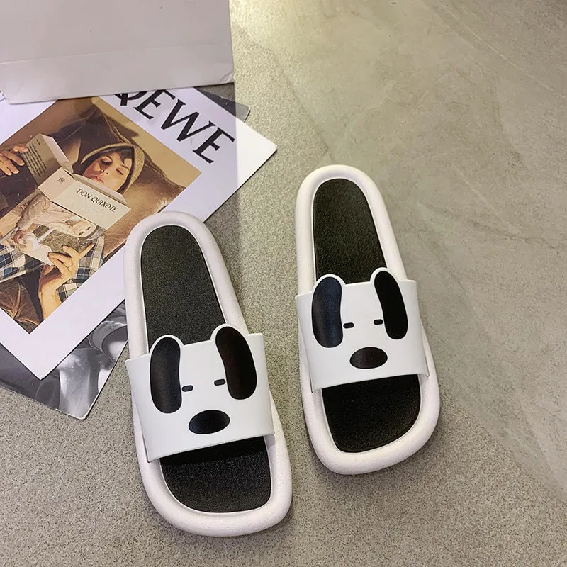 Doggie Non-Slip Slippers for Women