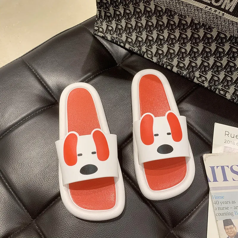 Doggie Non-Slip Slippers for Women
