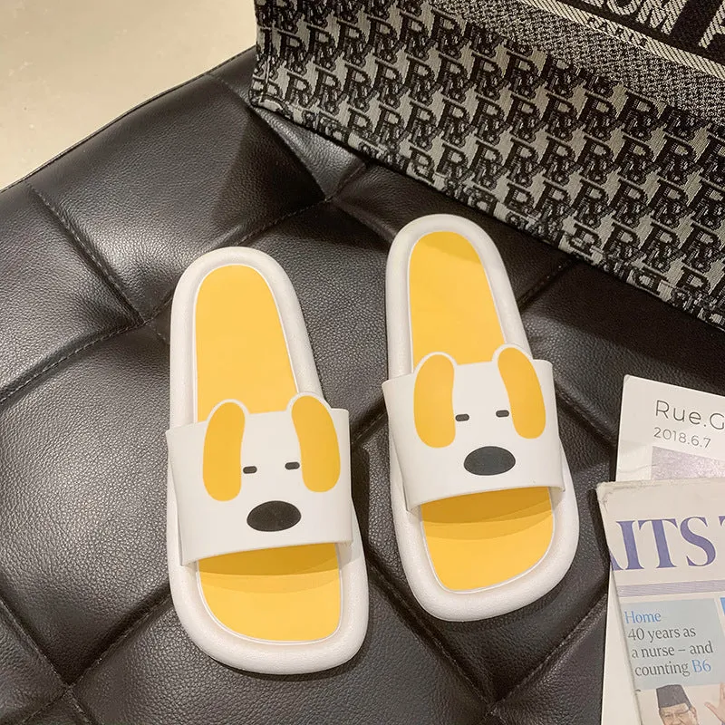 Doggie Non-Slip Slippers for Women