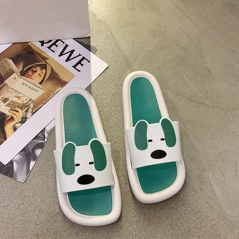 Doggie Non-Slip Slippers for Women
