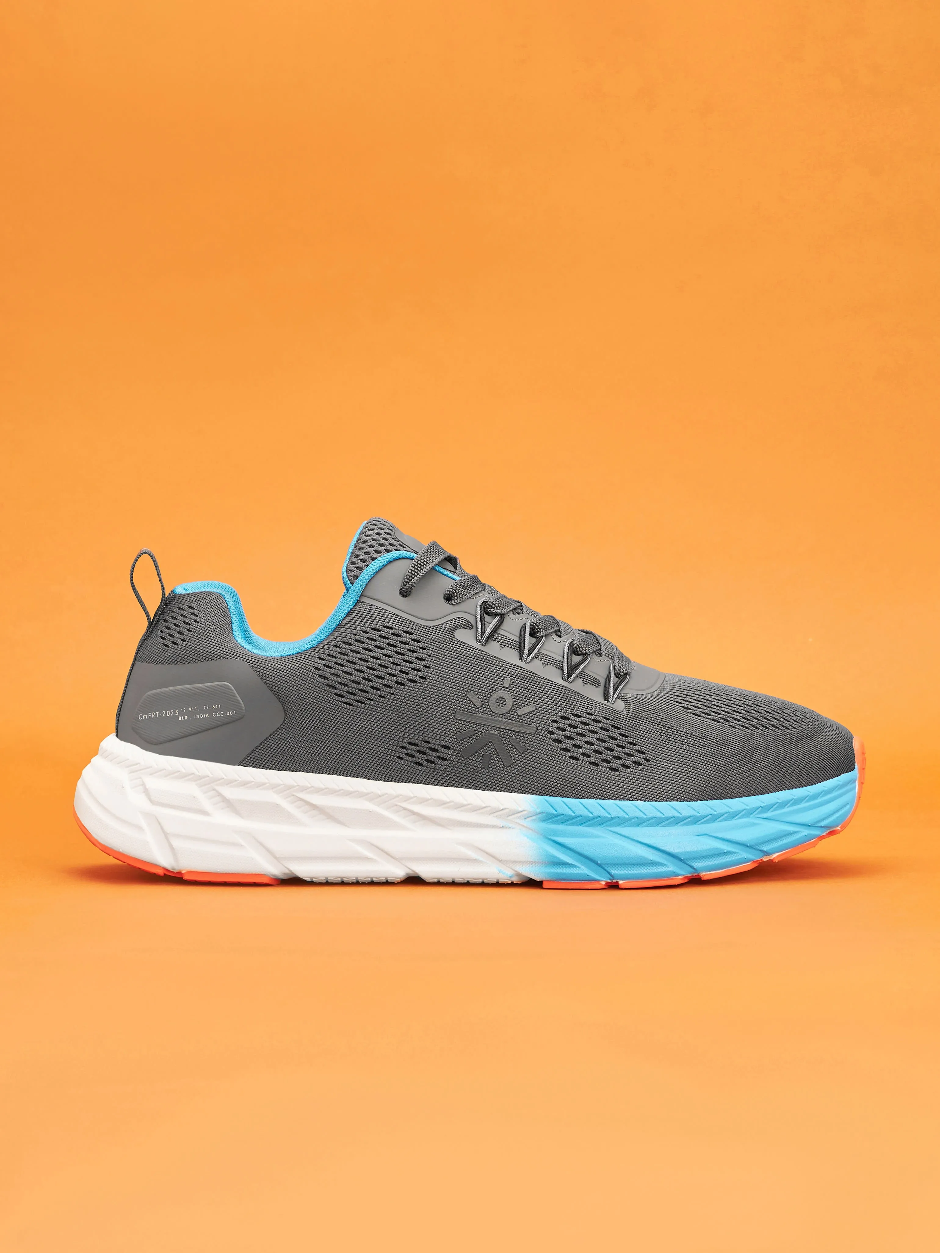 EZ  Ryde Men Running Shoes - Carbon Grey/Blue