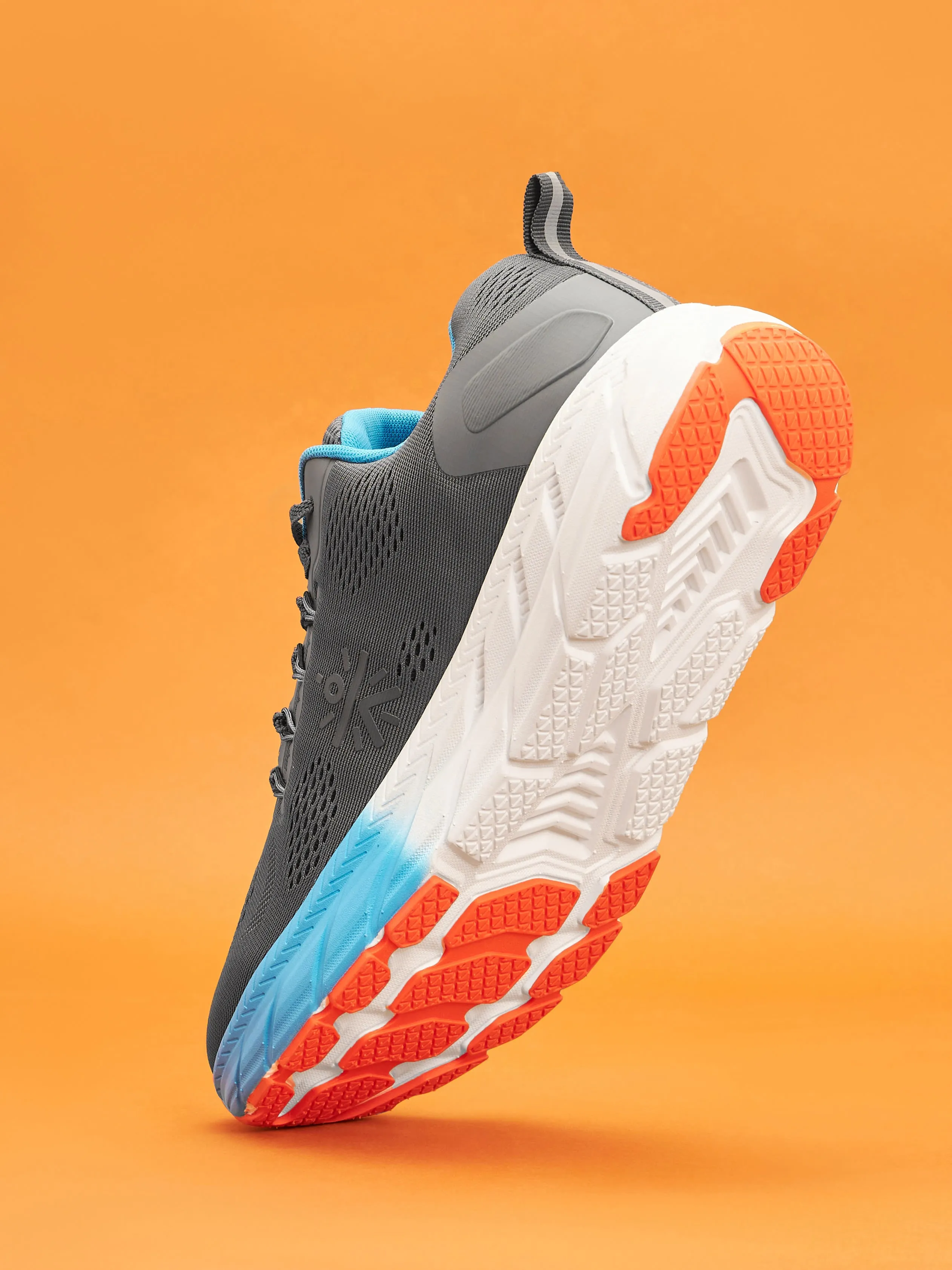 EZ  Ryde Men Running Shoes - Carbon Grey/Blue