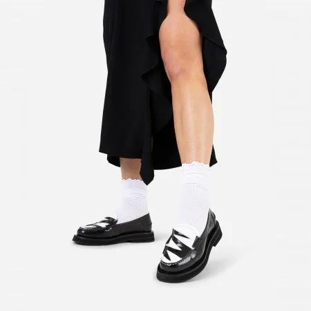 Frizo loafers black white