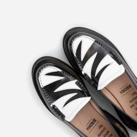 Frizo loafers black white
