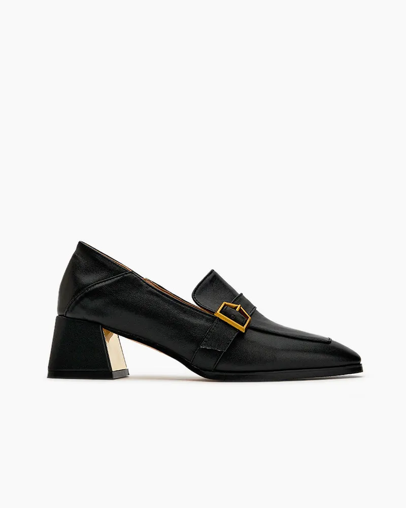 Gentle And Versatile Square Toe Loafers