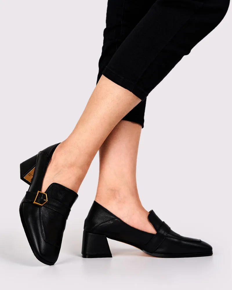 Gentle And Versatile Square Toe Loafers