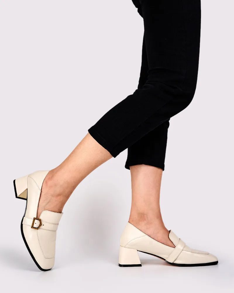 Gentle And Versatile Square Toe Loafers