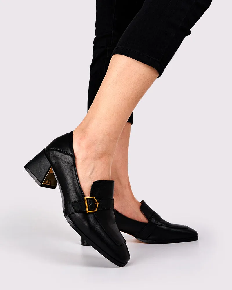 Gentle And Versatile Square Toe Loafers