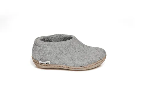 Glerups Slipper Shoes Junior | Leather Sole