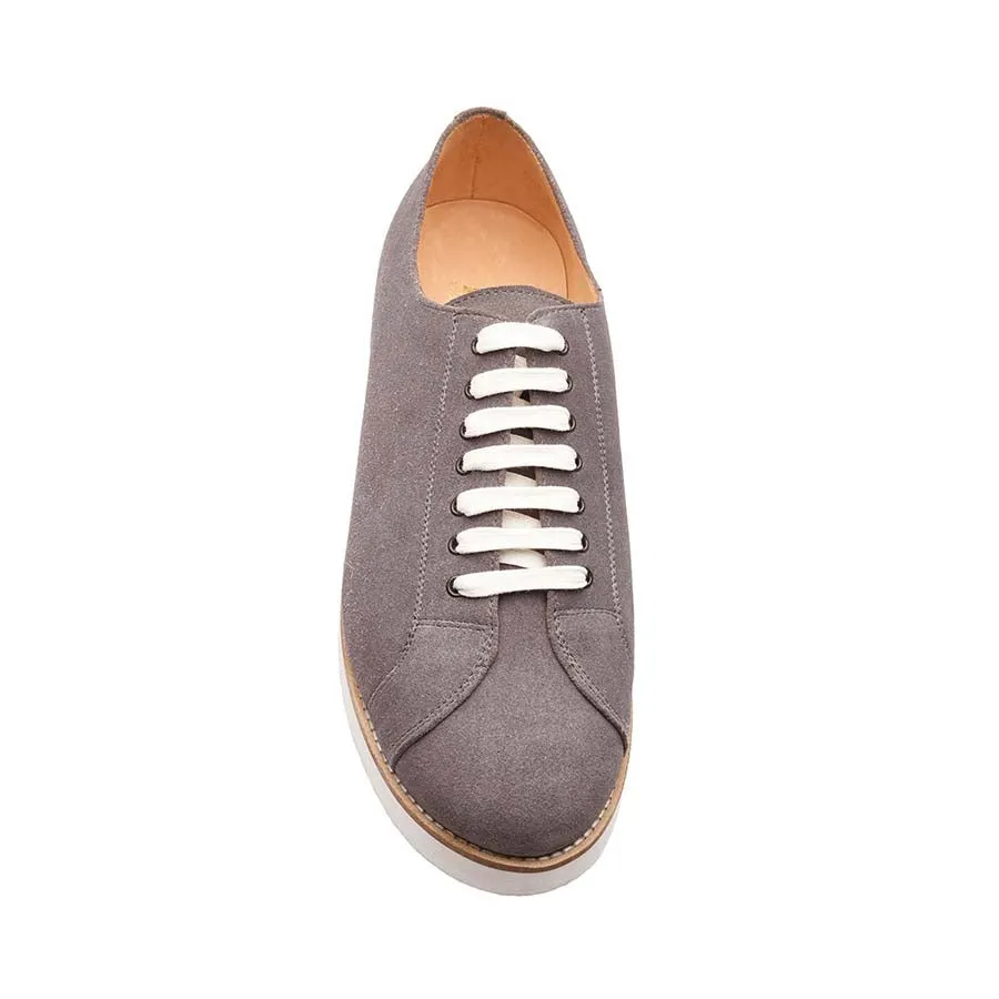 Grey Suede Classic Sneakers