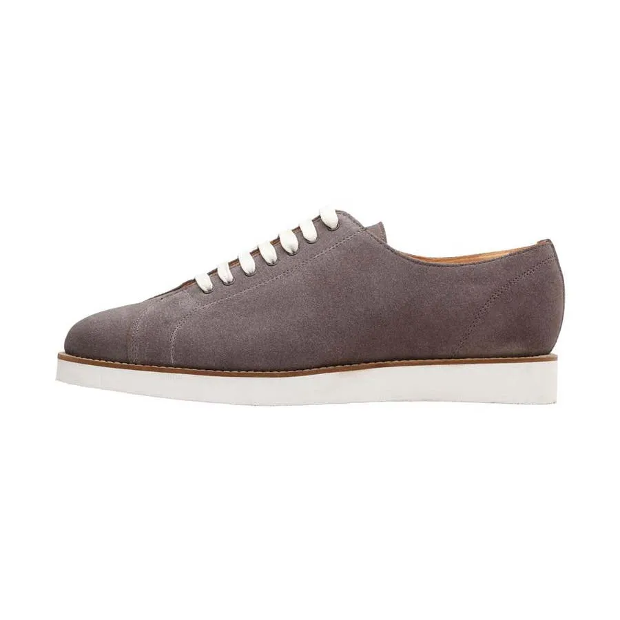 Grey Suede Classic Sneakers