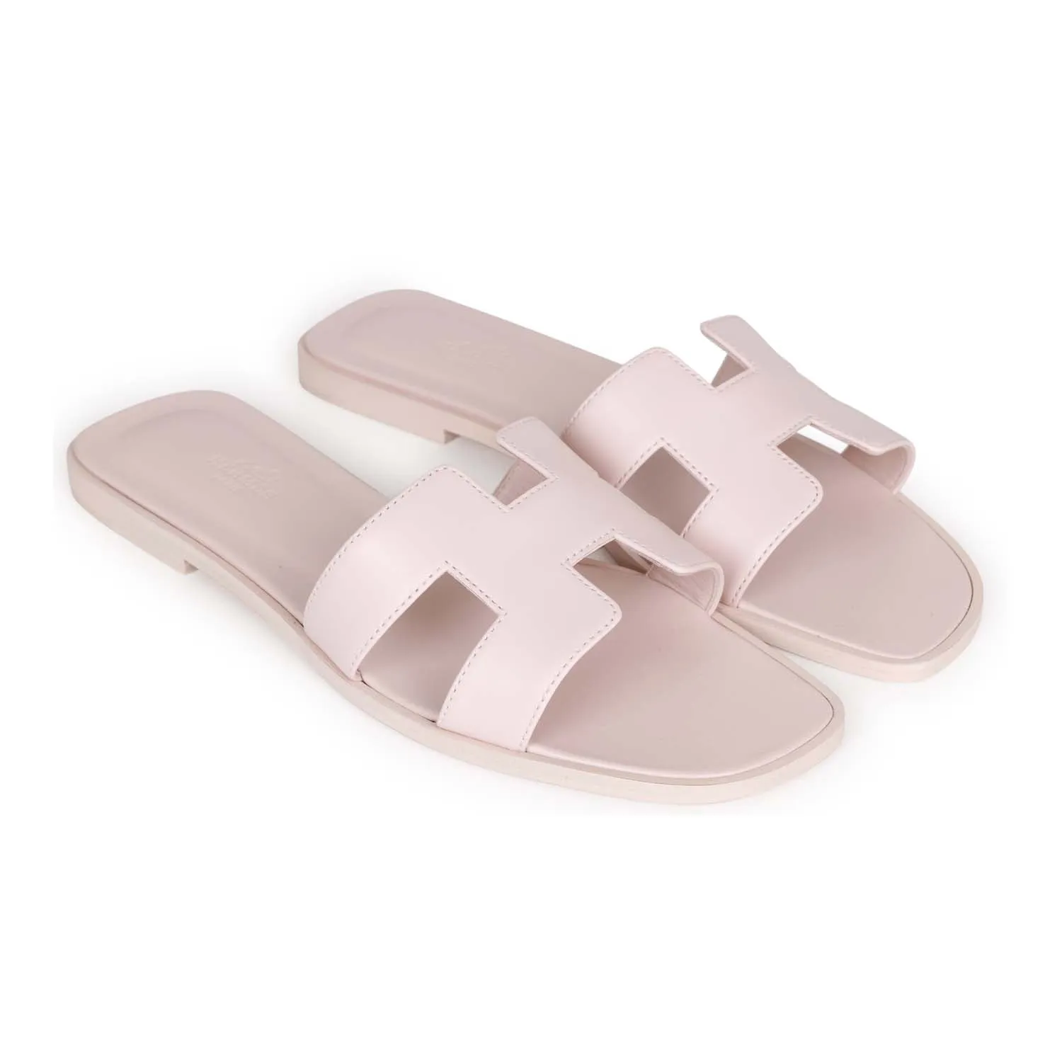 Hermes Oran Sandals Rose Petale 40