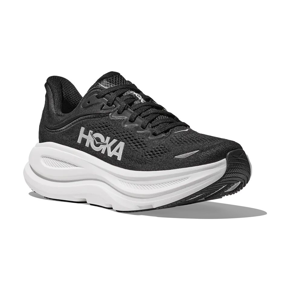 HOKA Men's Bondi 9 Black/White