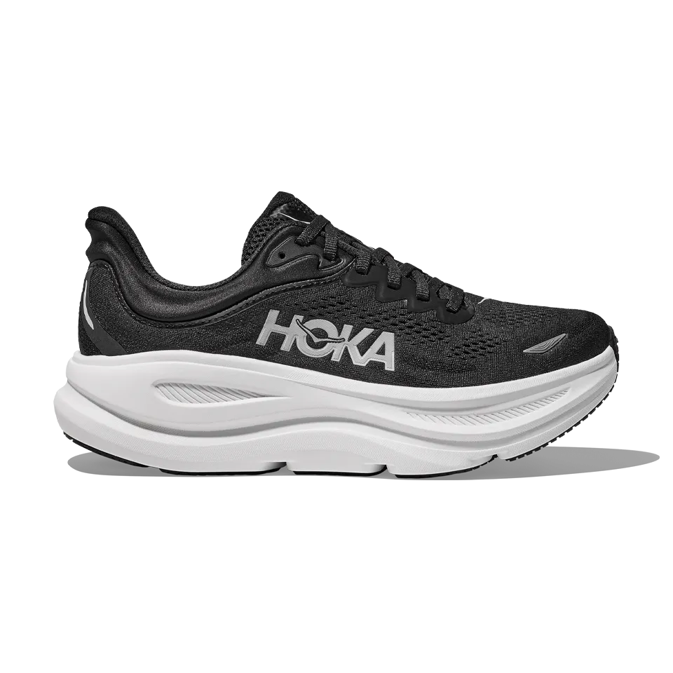HOKA Men's Bondi 9 Black/White