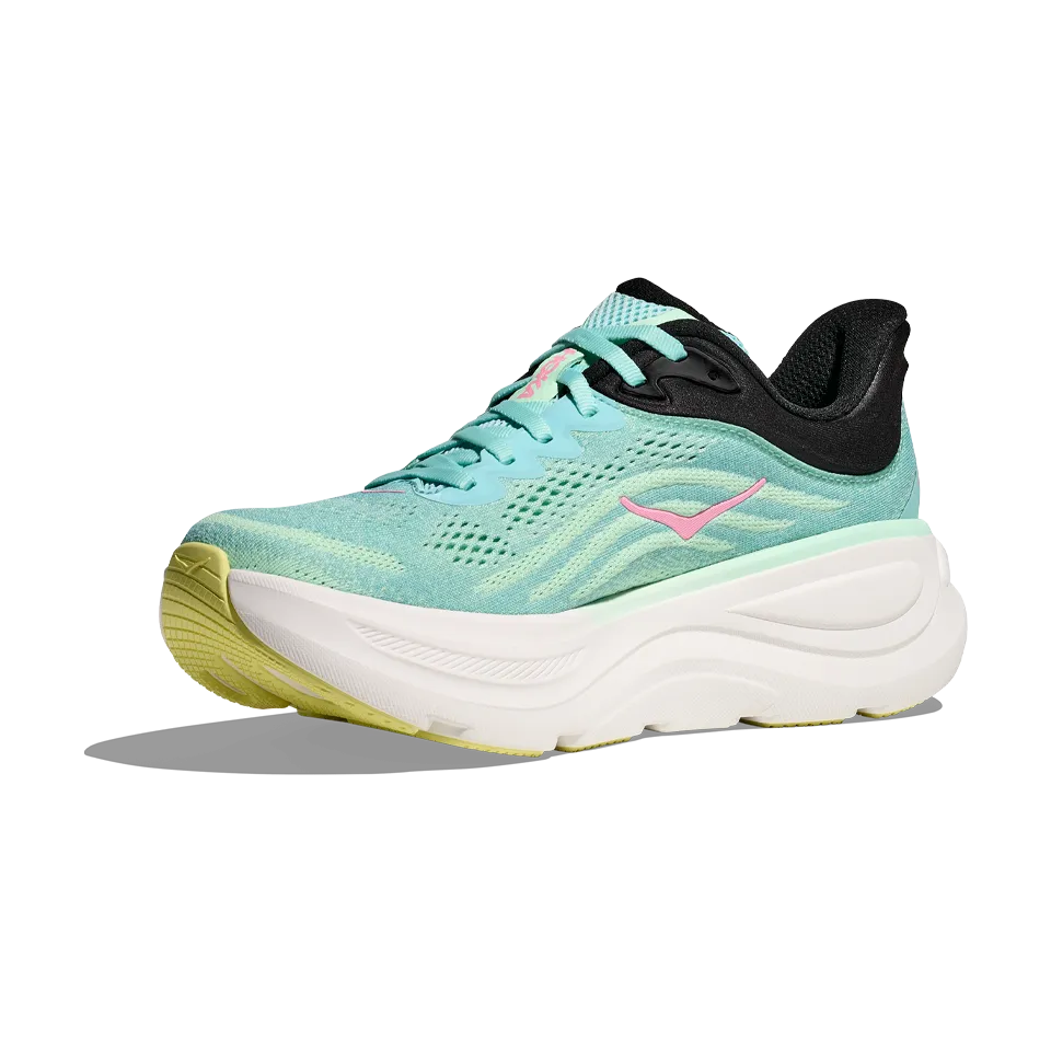 HOKA Women's Bondi 9 Wide Blue Spark/Mint Fluorite