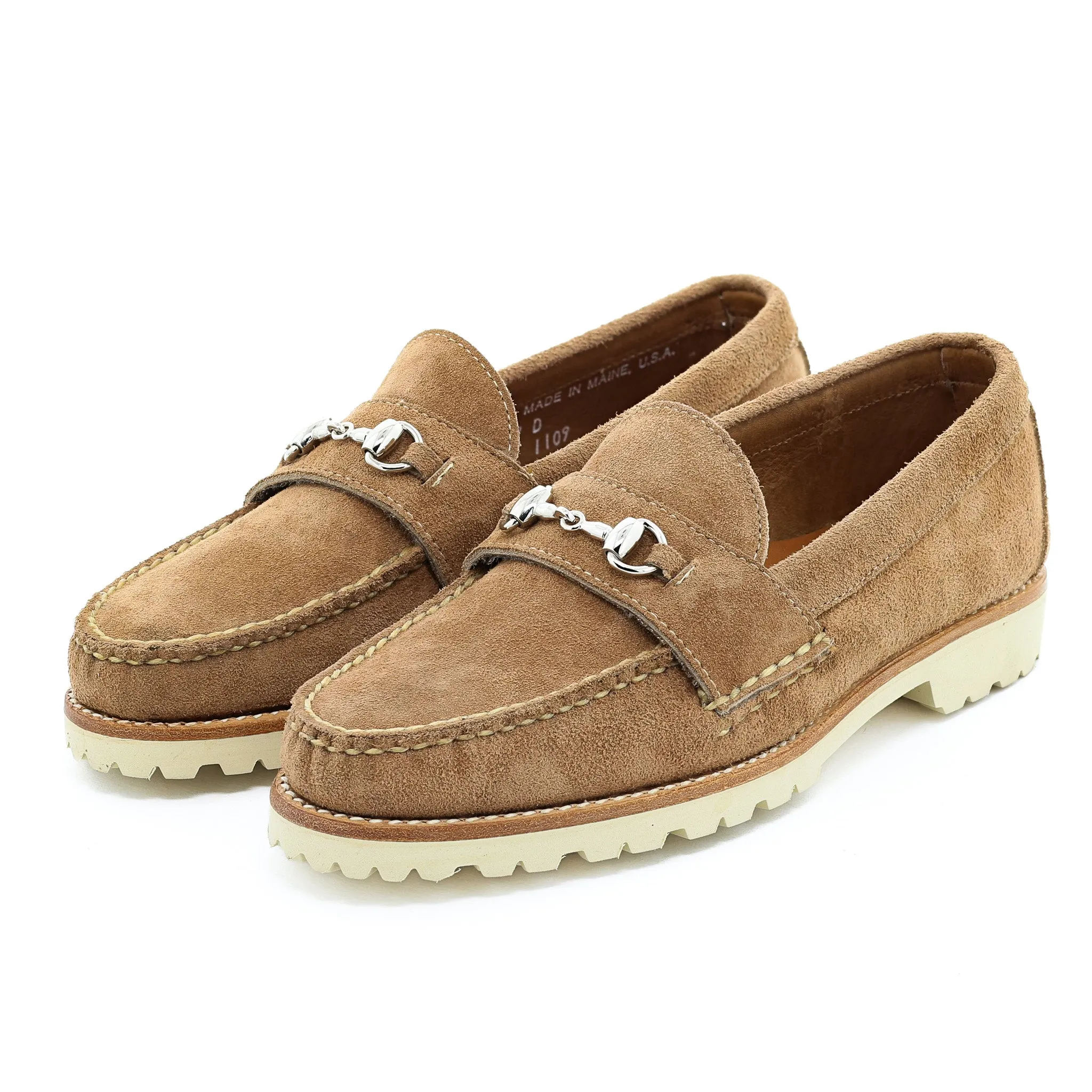Horsebit Loafer w/Lug Sole - Khaki Orion Fleshout