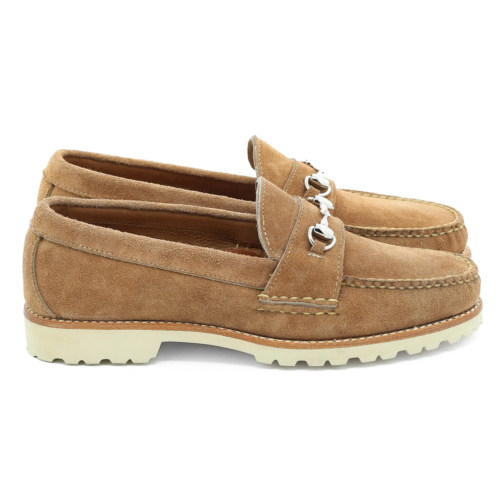 Horsebit Loafer w/Lug Sole - Khaki Orion Fleshout