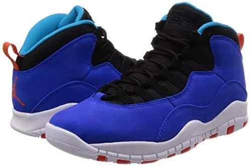 Jordan 10 Retro Tinker Racer Blue/Team Orange-Black (9 D(M) US)
