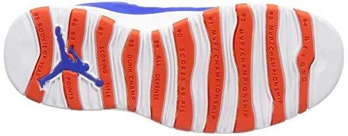Jordan 10 Retro Tinker Racer Blue/Team Orange-Black (9 D(M) US)