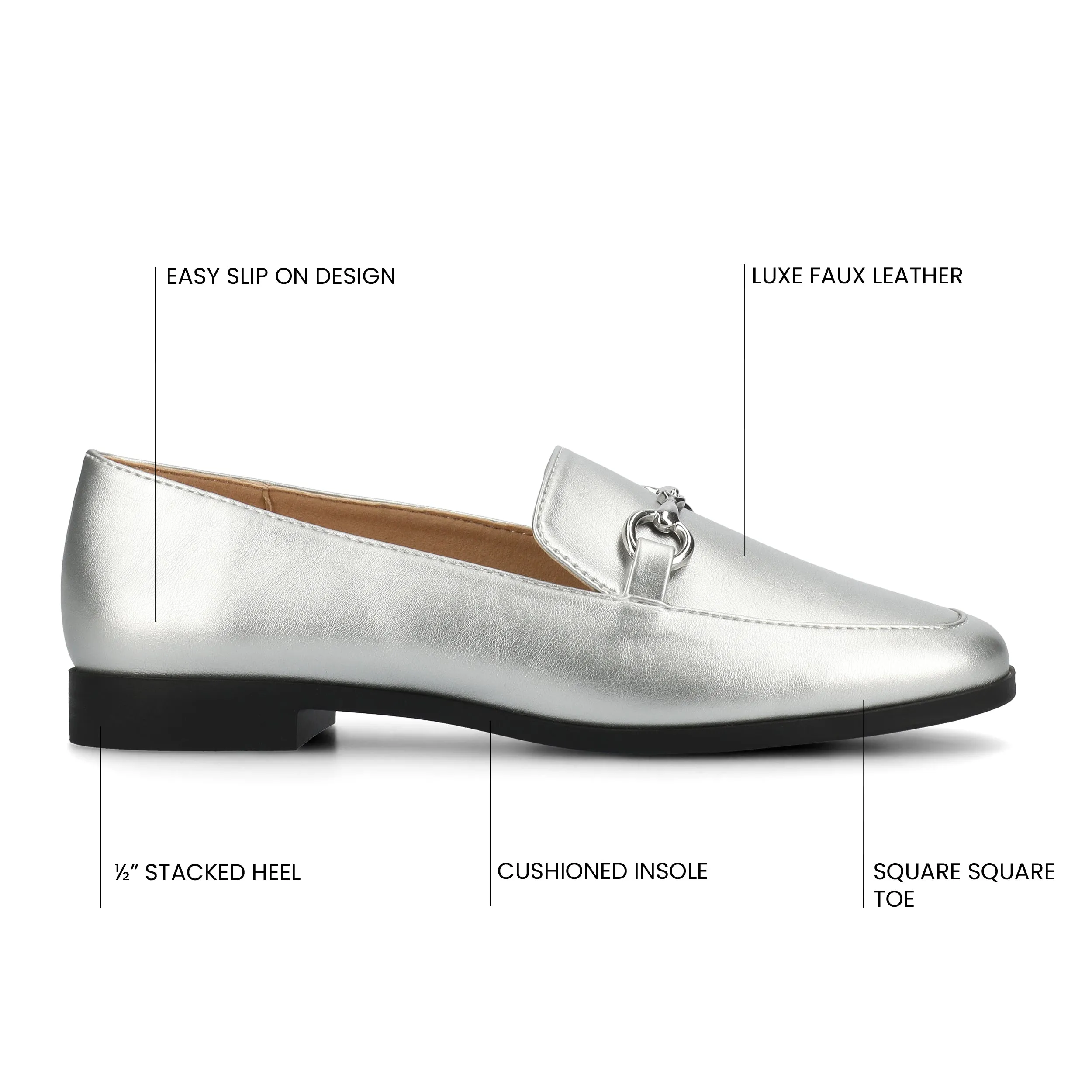 LACIE SLIP ON LOAFERS